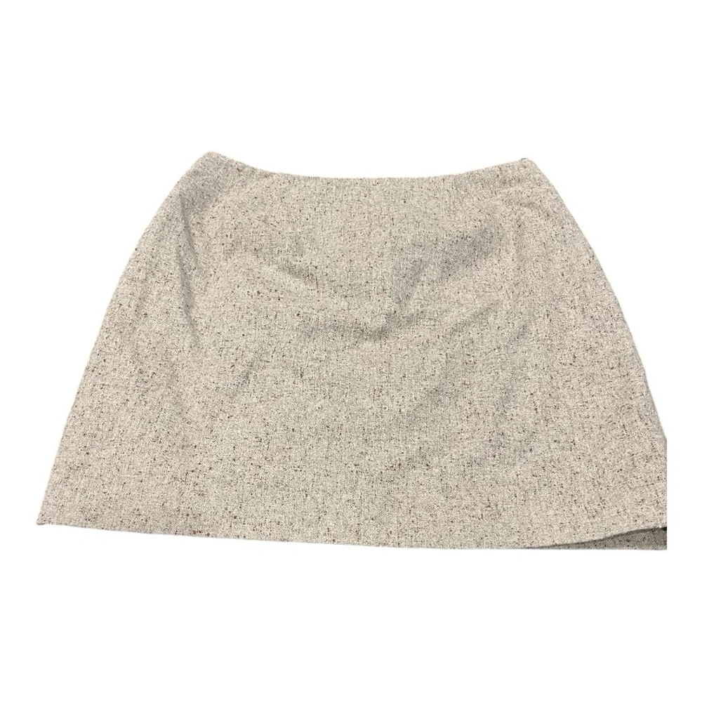The Limited‎ Gray Tweed side button Lined Skirt Size 6